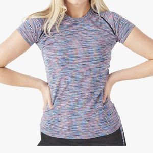 NWOT Maxim Space Dye Snug Fit Short Sleeve T-Shirt for Yoga Gym Workout Running